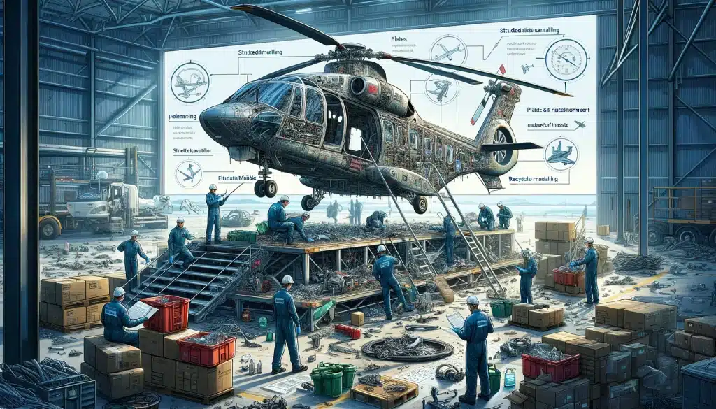 helicopter dismantling process